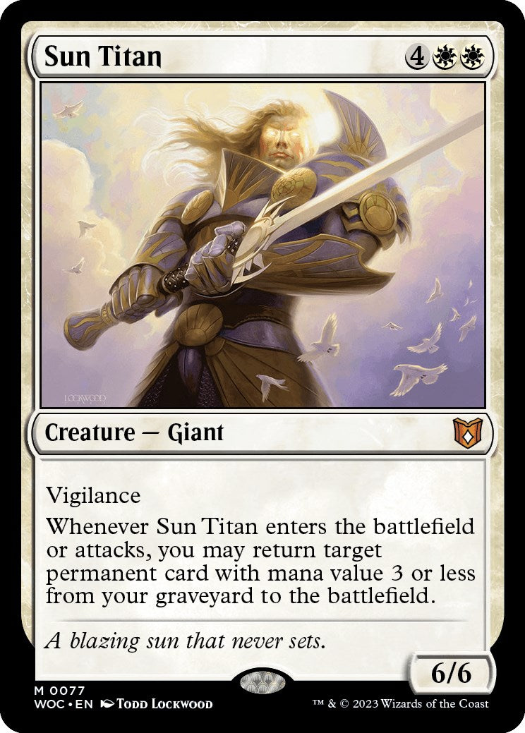 Sun Titan [Wilds of Eldraine Commander] | Nerdhalla Games