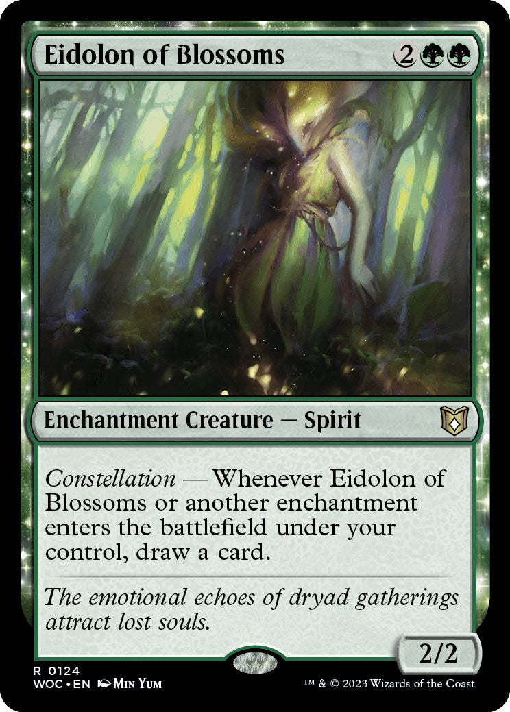 Eidolon of Blossoms [Wilds of Eldraine Commander] | Nerdhalla Games