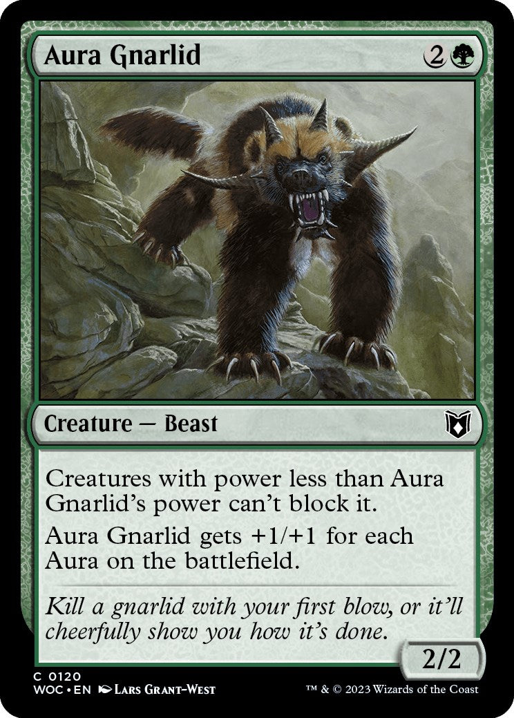 Aura Gnarlid [Wilds of Eldraine Commander] | Nerdhalla Games