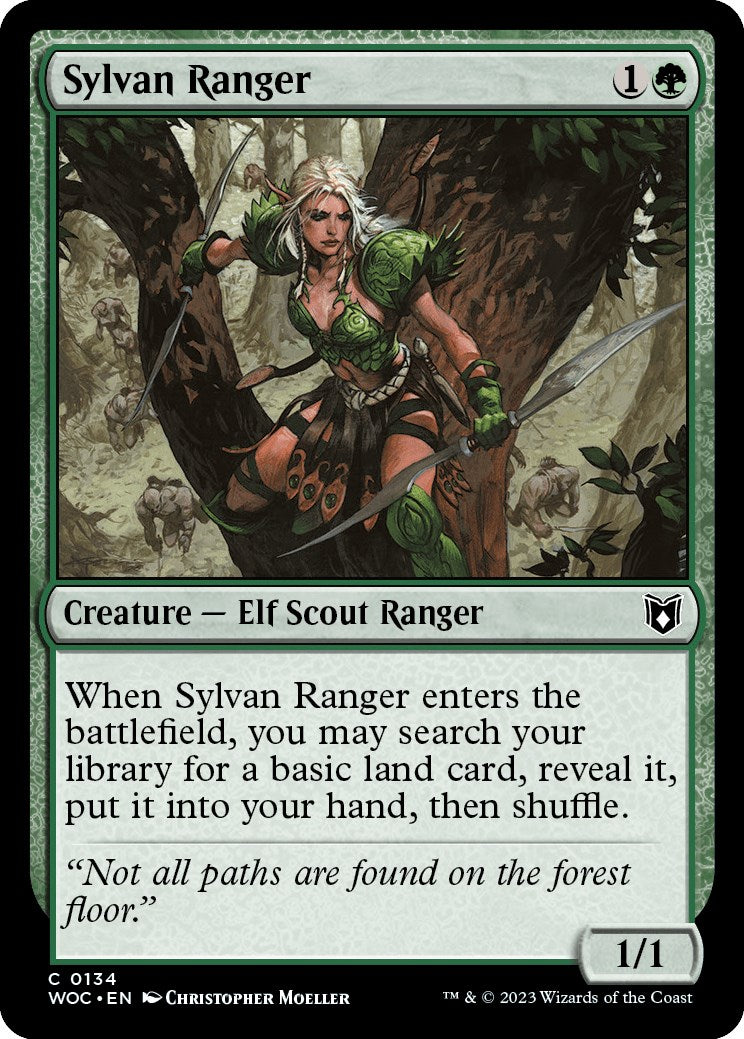 Sylvan Ranger [Wilds of Eldraine Commander] | Nerdhalla Games