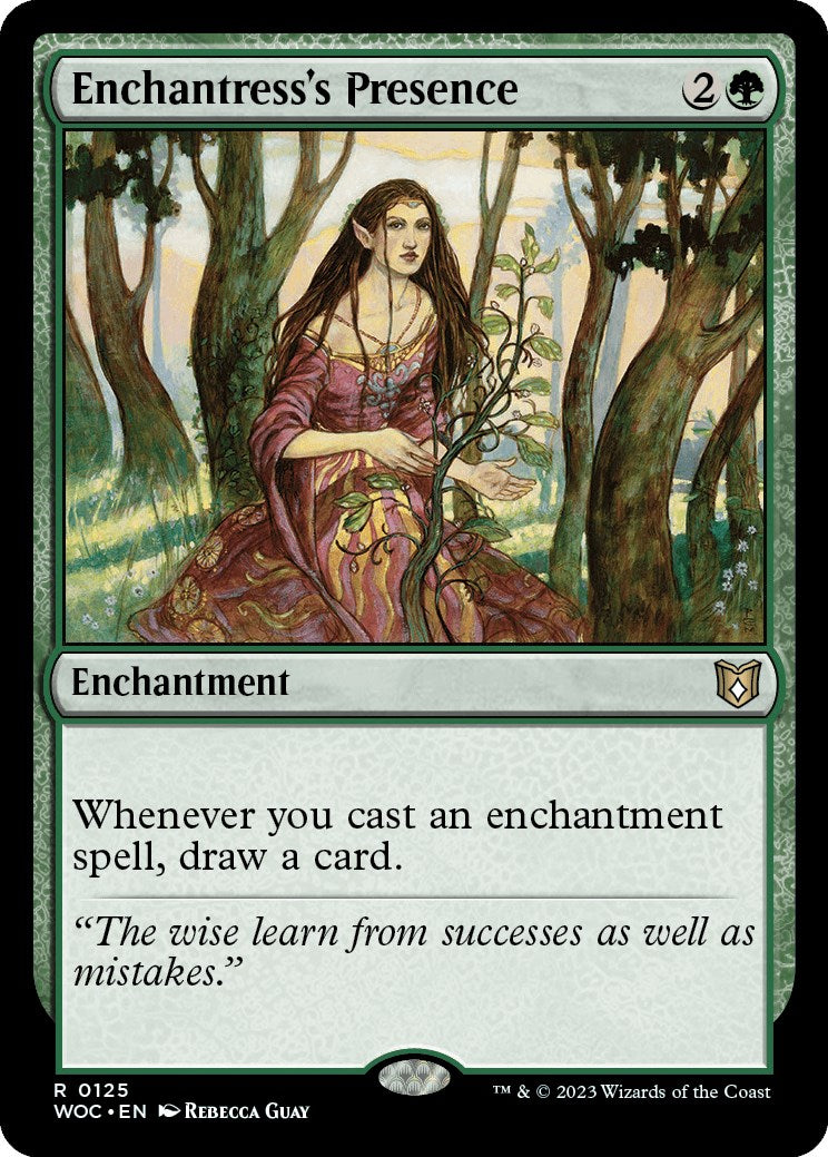 Enchantress's Presence [Wilds of Eldraine Commander] | Nerdhalla Games