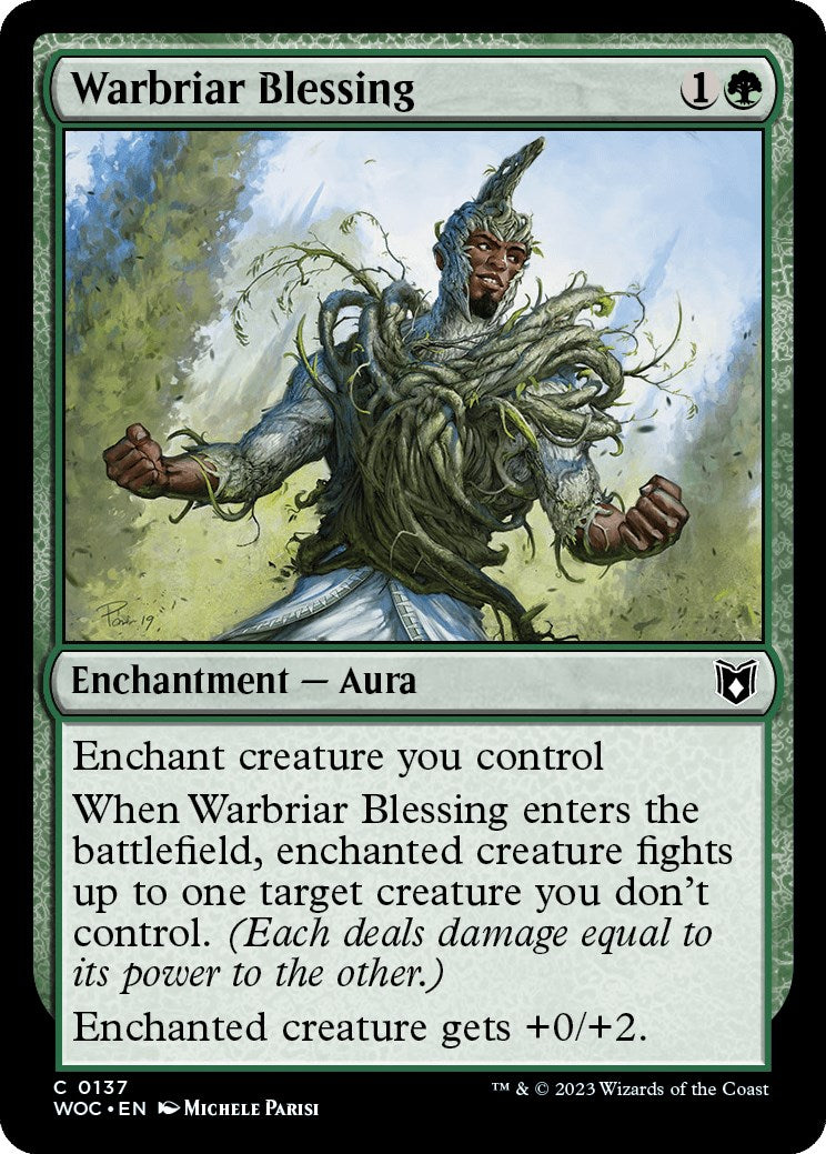 Warbriar Blessing [Wilds of Eldraine Commander] | Nerdhalla Games