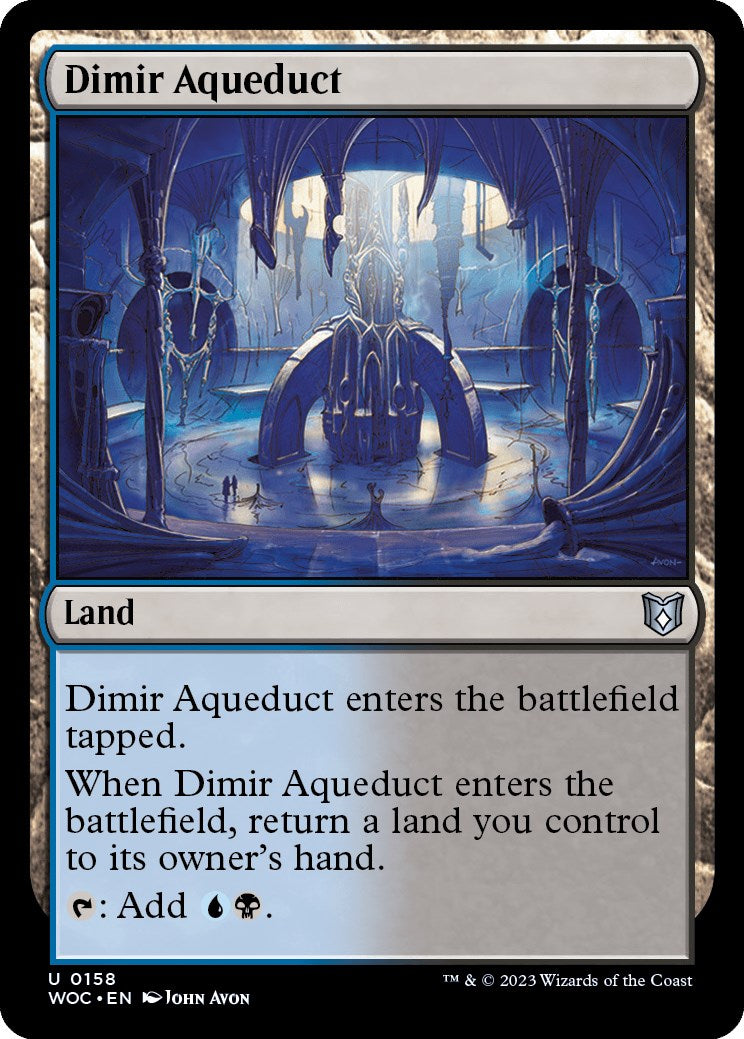 Dimir Aqueduct [Wilds of Eldraine Commander] | Nerdhalla Games