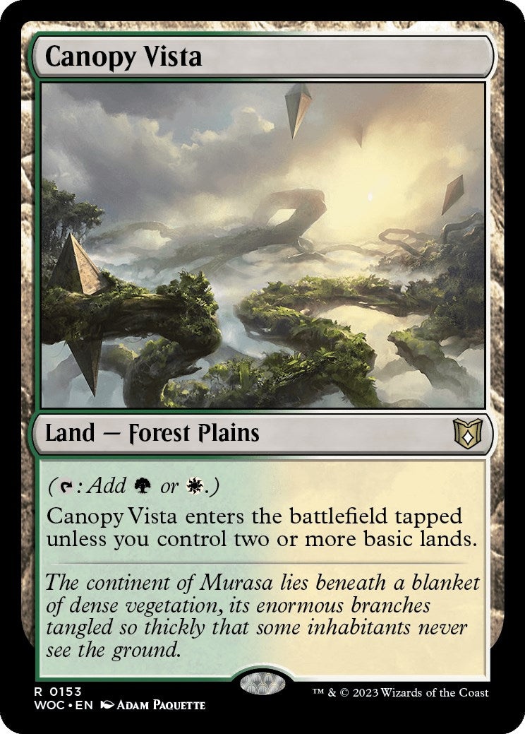 Canopy Vista [Wilds of Eldraine Commander] | Nerdhalla Games