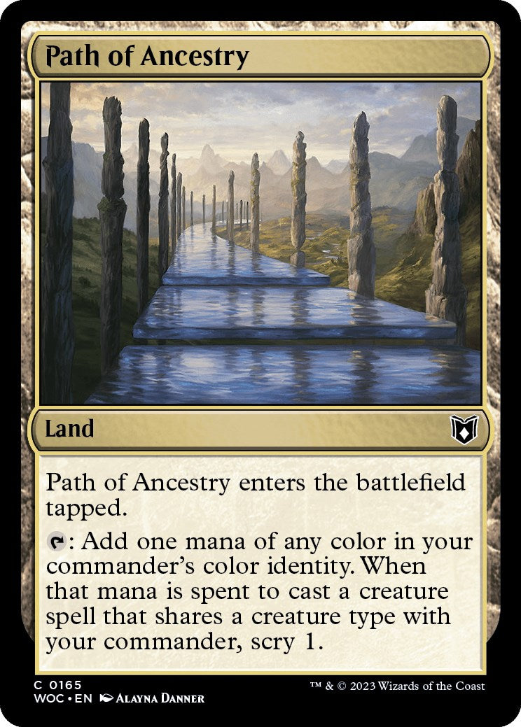 Path of Ancestry [Wilds of Eldraine Commander] | Nerdhalla Games