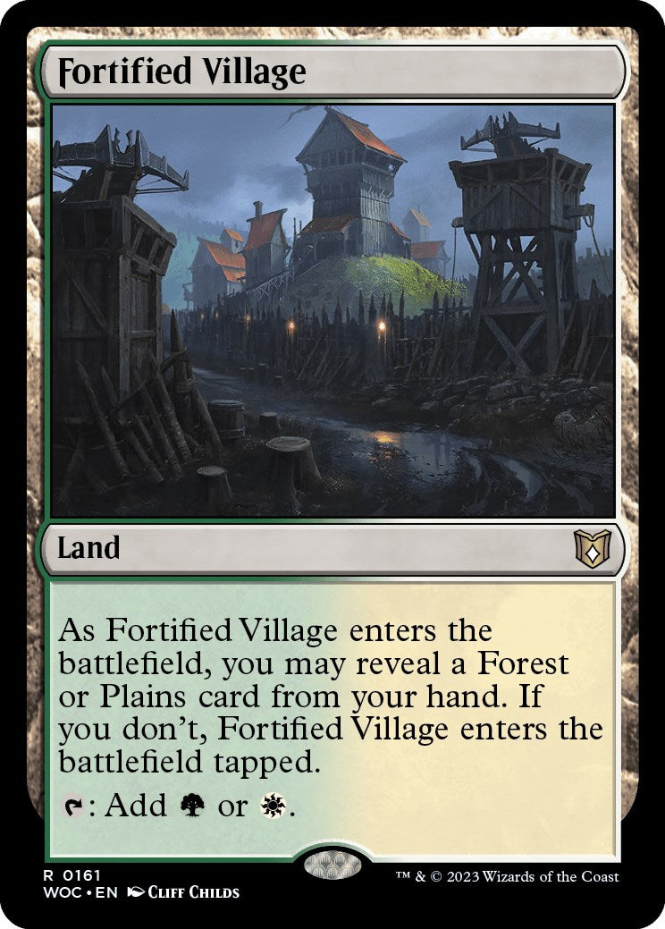 Fortified Village [Wilds of Eldraine Commander] | Nerdhalla Games