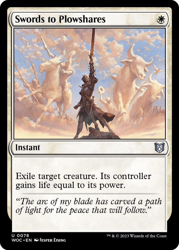 Swords to Plowshares [Wilds of Eldraine Commander] | Nerdhalla Games