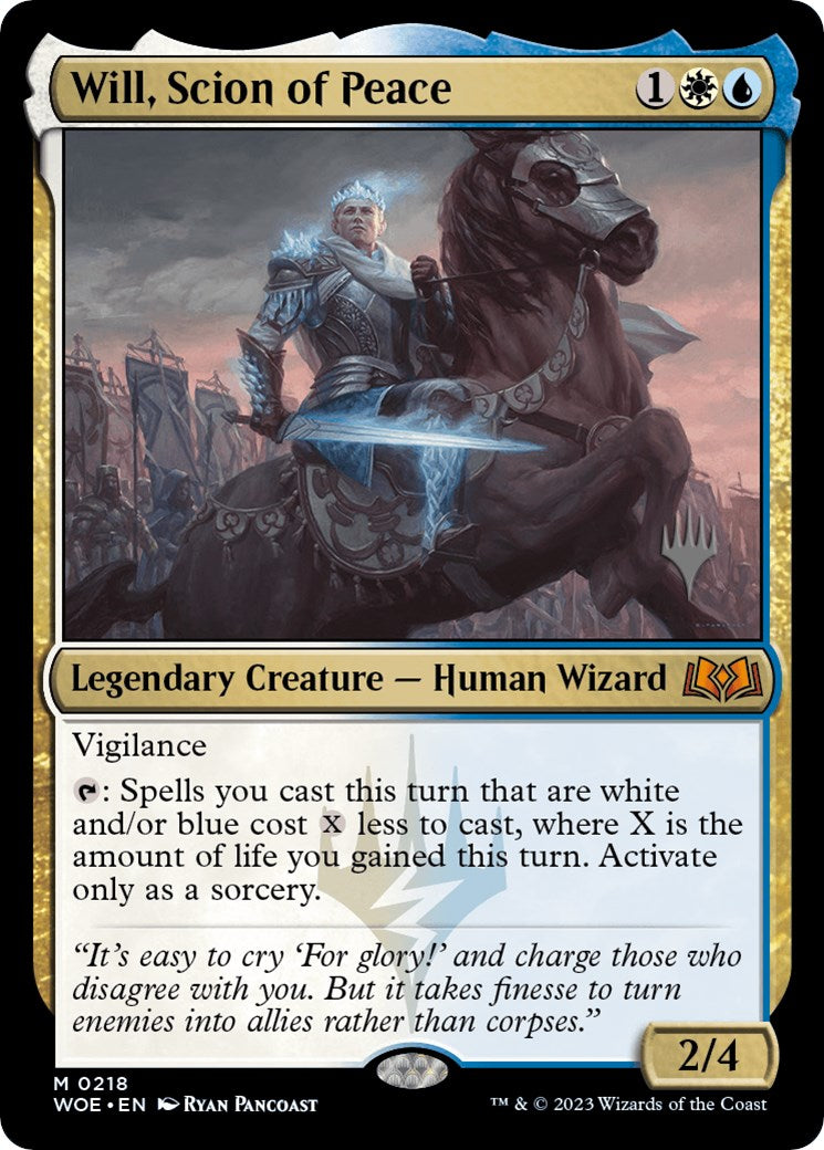 Will, Scion of Peace (Promo Pack) [Wilds of Eldraine Promos] | Nerdhalla Games