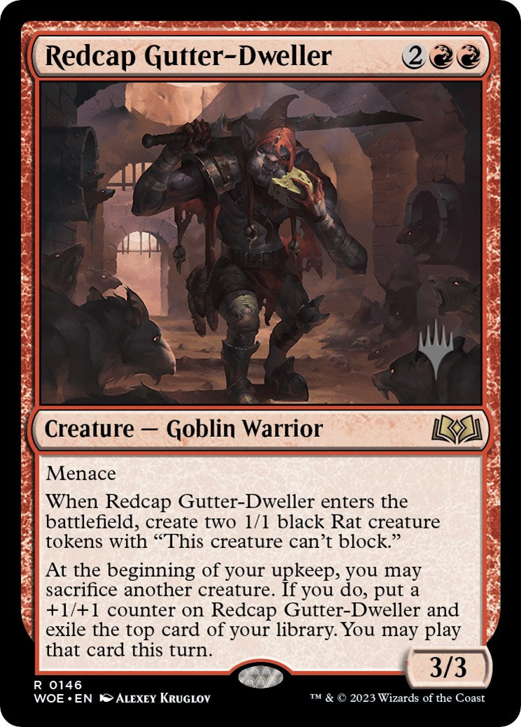 Redcap Gutter-Dweller (Promo Pack) [Wilds of Eldraine Promos] | Nerdhalla Games