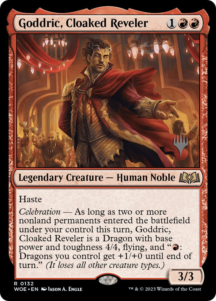 Goddric, Cloaked Reveler (Promo Pack) [Wilds of Eldraine Promos] | Nerdhalla Games