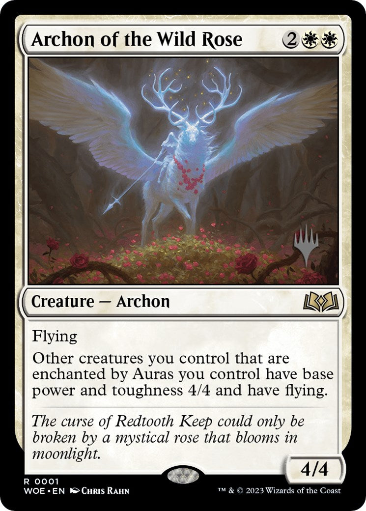 Archon of the Wild Rose (Promo Pack) [Wilds of Eldraine Promos] | Nerdhalla Games