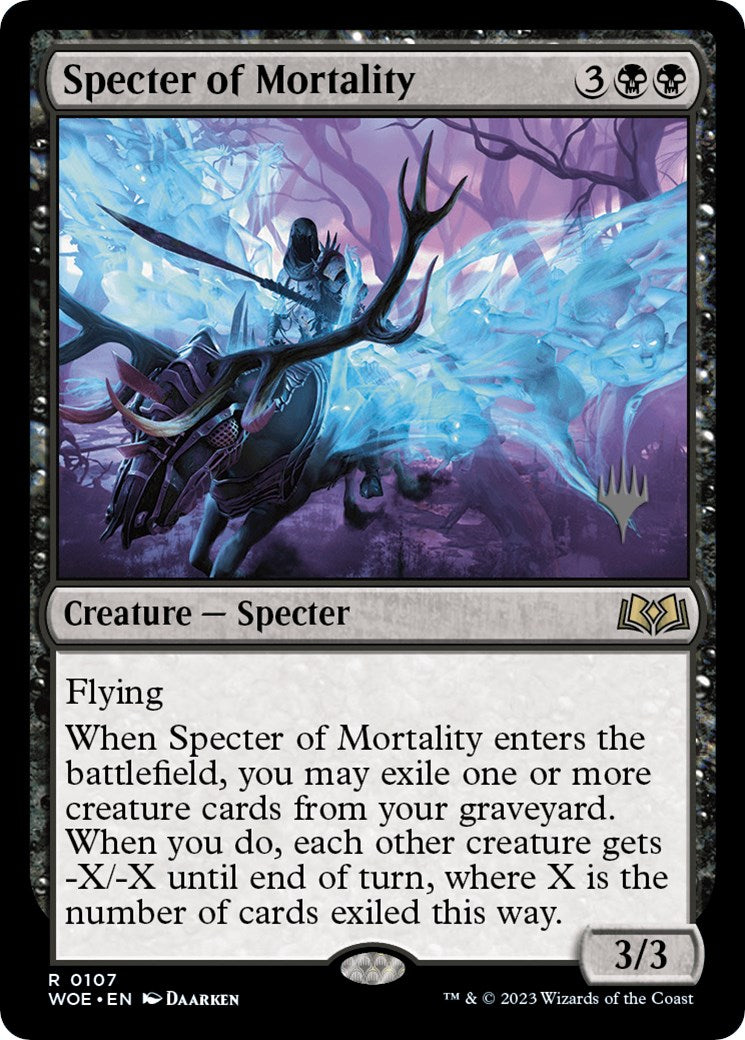 Specter of Mortality (Promo Pack) [Wilds of Eldraine Promos] | Nerdhalla Games