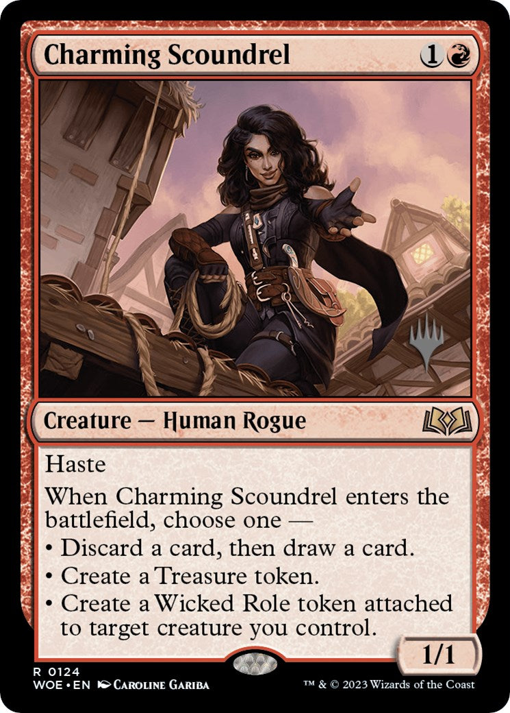 Charming Scoundrel (Promo Pack) [Wilds of Eldraine Promos] | Nerdhalla Games