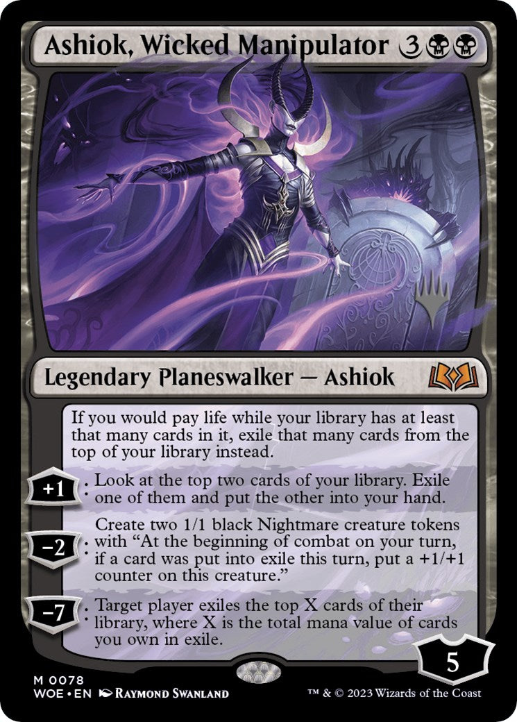 Ashiok, Wicked Manipulator (Promo Pack) [Wilds of Eldraine Promos] | Nerdhalla Games