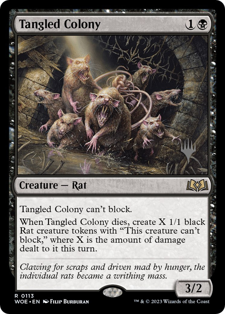 Tangled Colony (Promo Pack) [Wilds of Eldraine Promos] | Nerdhalla Games