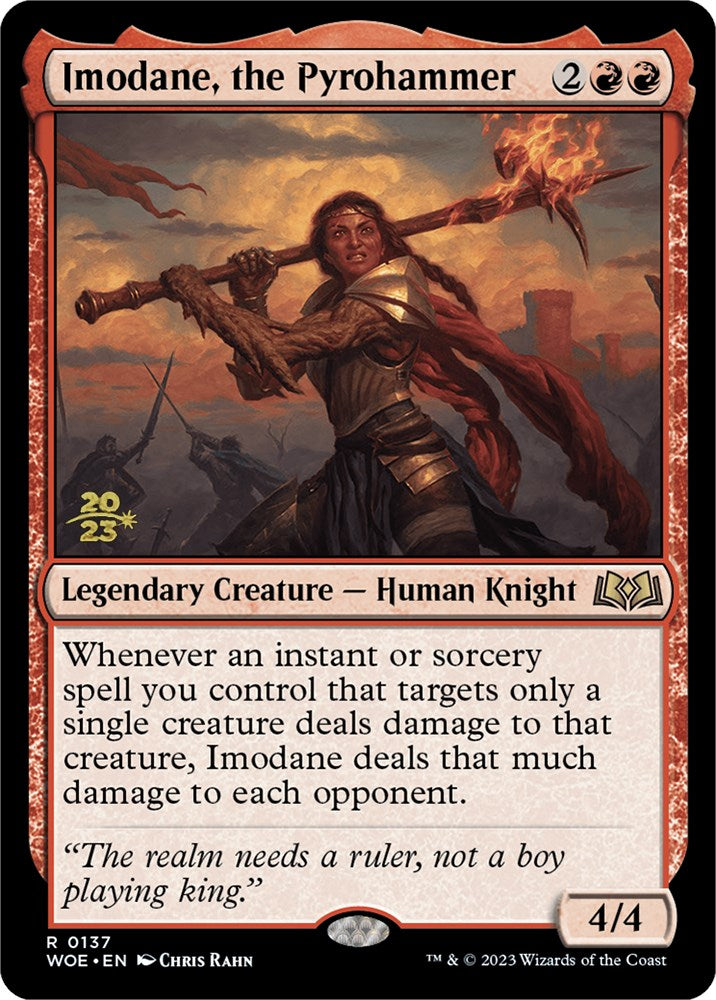 Imodane, the Pyrohammer [Wilds of Eldraine Prerelease Promos] | Nerdhalla Games