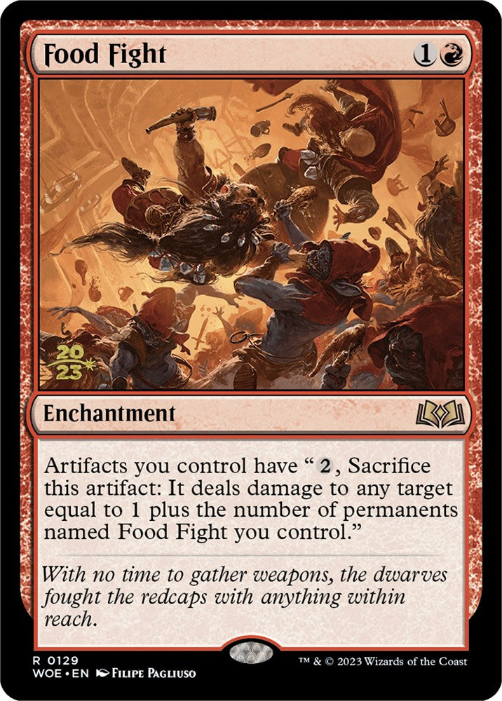 Food Fight [Wilds of Eldraine Prerelease Promos] | Nerdhalla Games