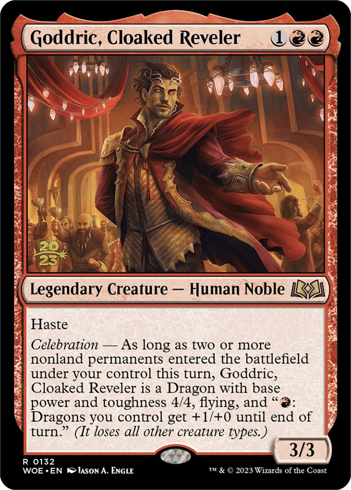 Goddric, Cloaked Reveler [Wilds of Eldraine Prerelease Promos] | Nerdhalla Games