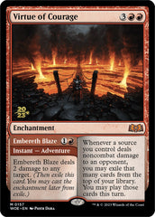 Virtue of Courage //Embereth Blaze (Promo Pack) [Wilds of Eldraine Promos] | Nerdhalla Games