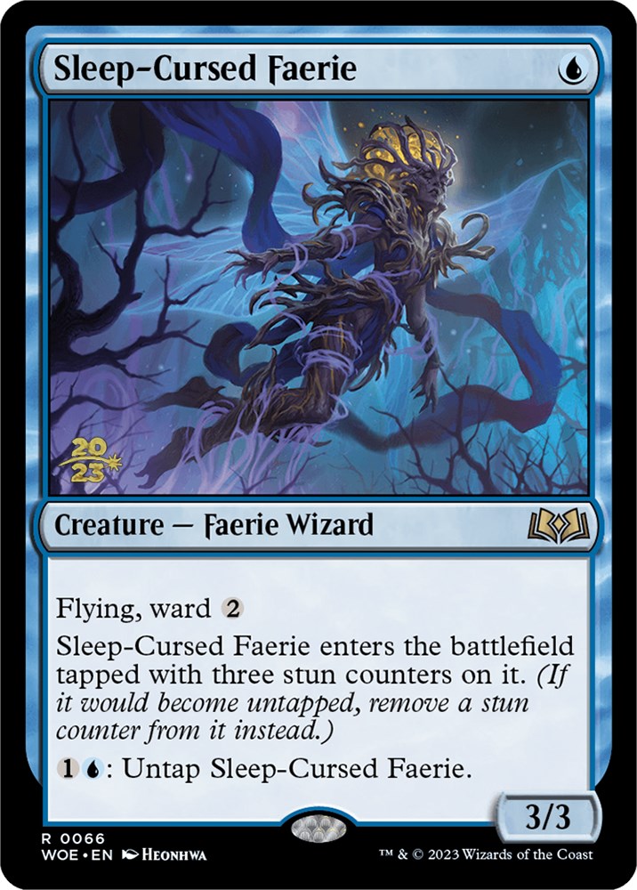 Sleep-Cursed Faerie [Wilds of Eldraine Prerelease Promos] | Nerdhalla Games