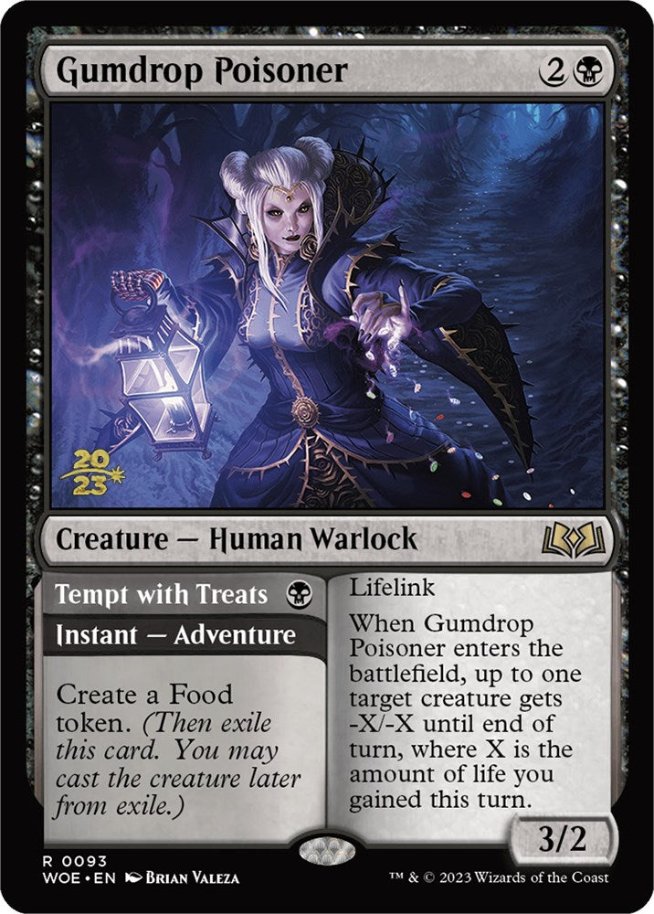 Gumdrop Poisoner // Tempt with Treats [Wilds of Eldraine Prerelease Promos] | Nerdhalla Games