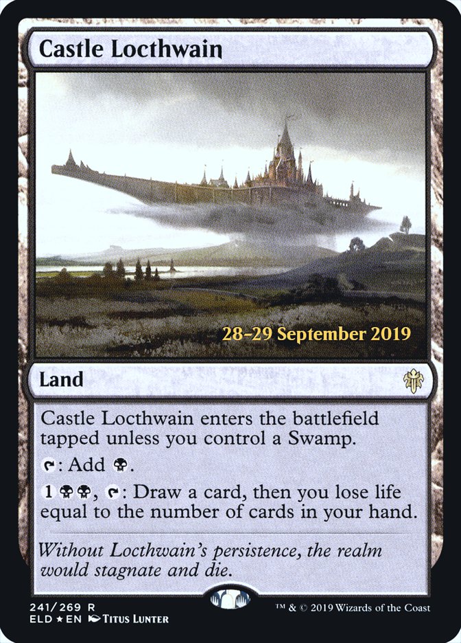 Castle Locthwain  [Throne of Eldraine Prerelease Promos] | Nerdhalla Games