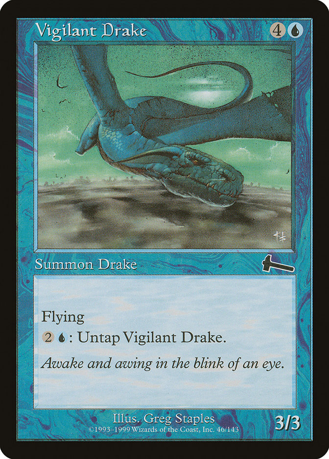 Vigilant Drake [Urza's Legacy] | Nerdhalla Games