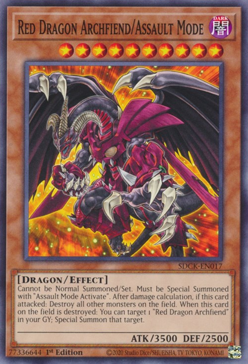 Red Dragon Archfiend/Assault Mode [SDCK-EN017] Common | Nerdhalla Games