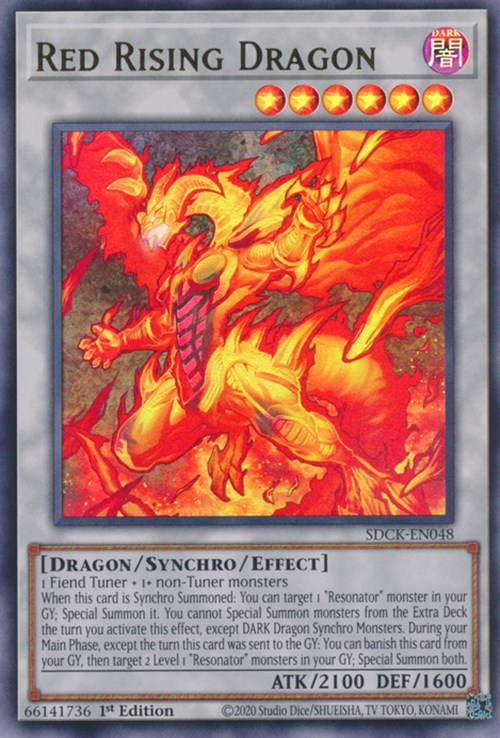 Red Rising Dragon [SDCK-EN048] Ultra Rare | Nerdhalla Games