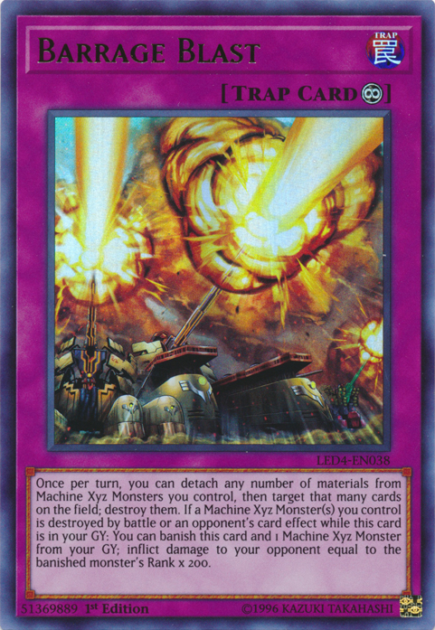 Barrage Blast [LED4-EN038] Ultra Rare | Nerdhalla Games