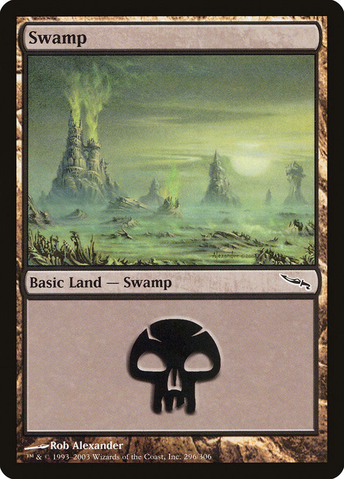 Swamp (296) [Mirrodin] | Nerdhalla Games