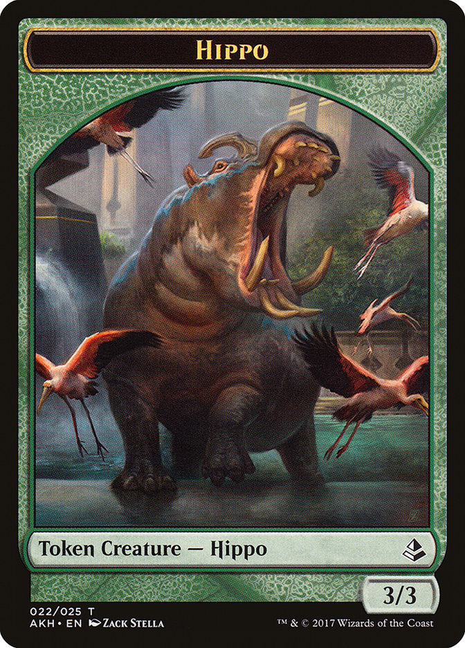 Hippo [Amonkhet Tokens] | Nerdhalla Games