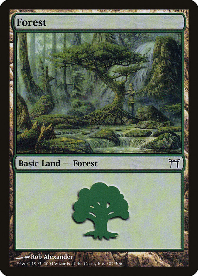 Forest (304) [Champions of Kamigawa] | Nerdhalla Games