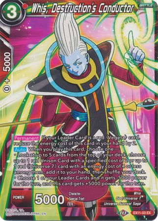 Whis, Destruction's Conductor [EX11-03] | Nerdhalla Games