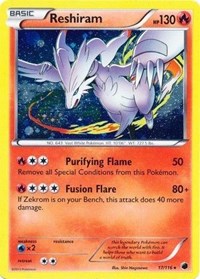 Reshiram (17/116) (Cosmos Holo) [Black & White: Plasma Freeze] | Nerdhalla Games