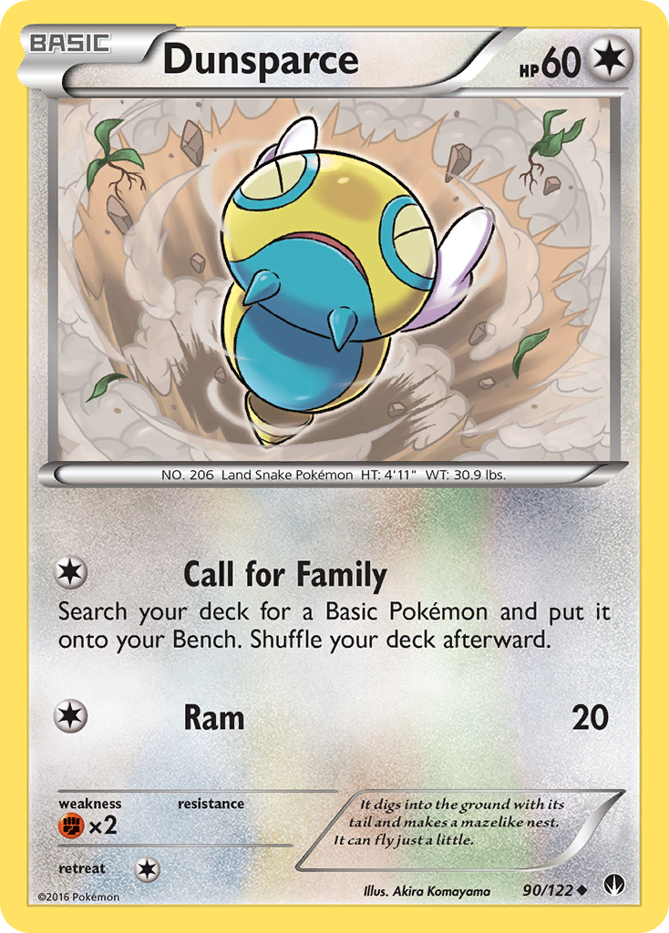 Dunsparce (90/122) [XY: BREAKpoint] | Nerdhalla Games