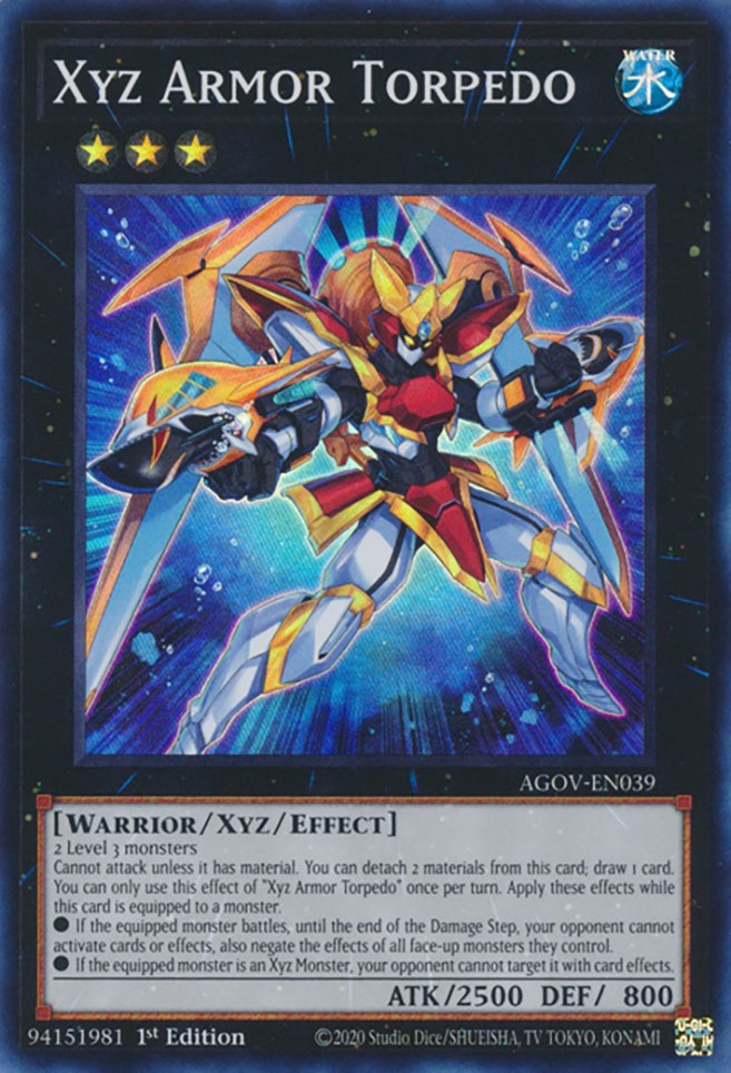 Xyz Armor Torpedo [AGOV-EN039] Super Rare | Nerdhalla Games