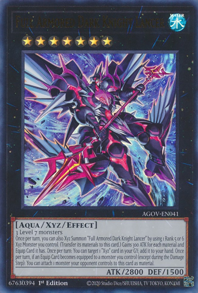 Full Armored Dark Knight Lancer [AGOV-EN041] Ultra Rare | Nerdhalla Games