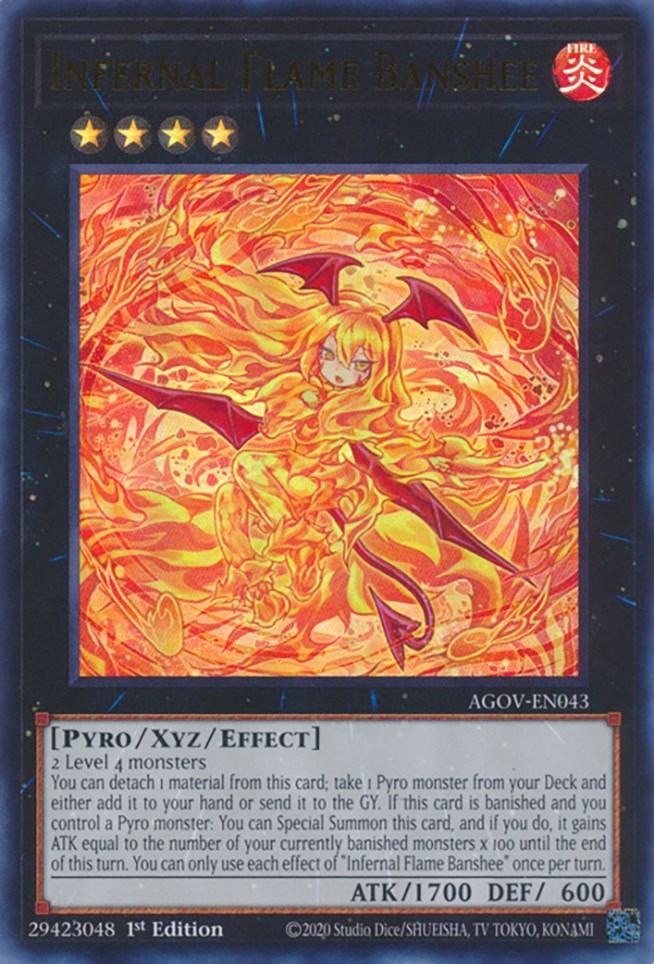 Infernal Flame Banshee [AGOV-EN043] Ultra Rare | Nerdhalla Games