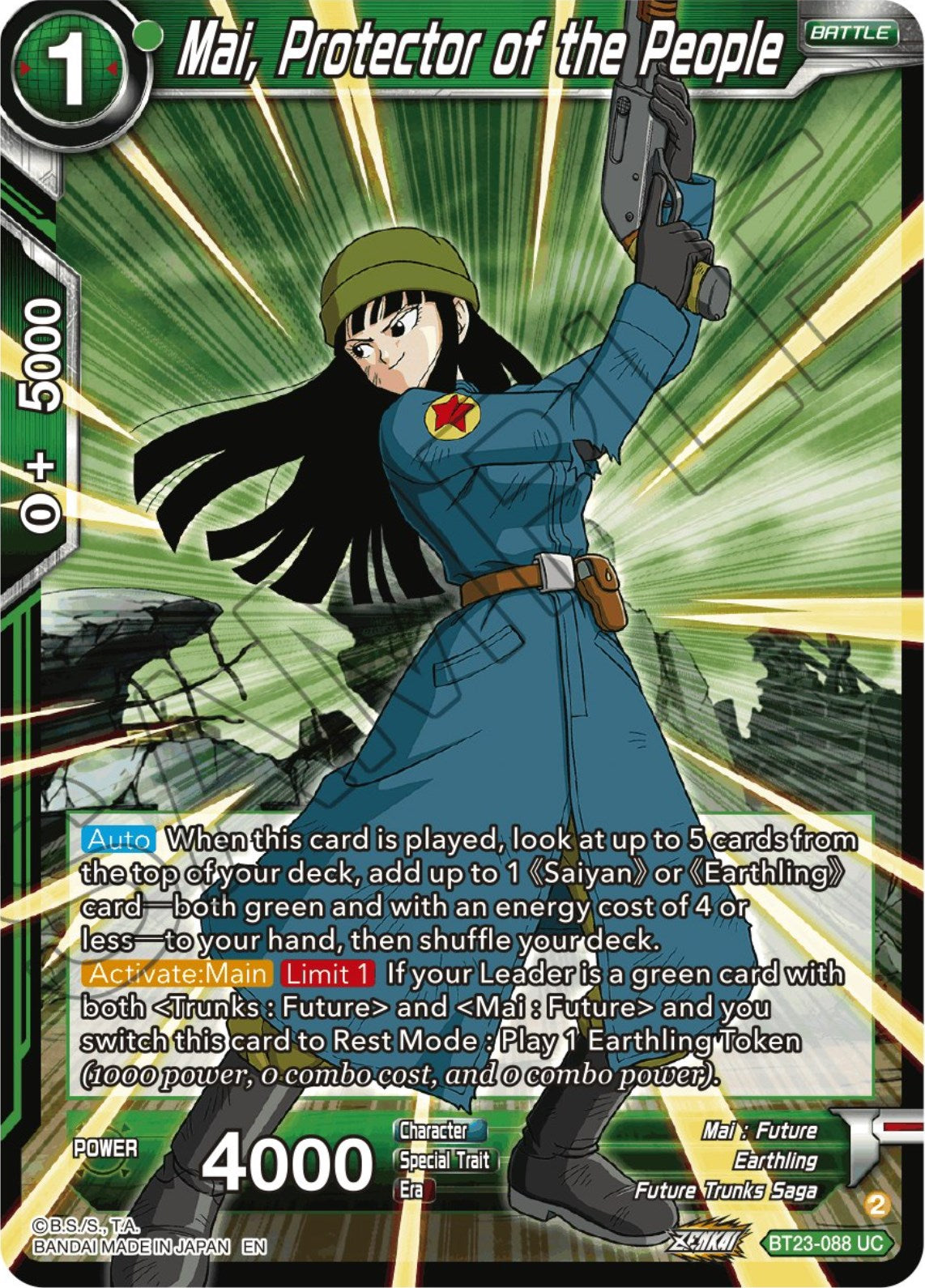 Mai, Protector of the People (BT23-088) [Perfect Combination] | Nerdhalla Games