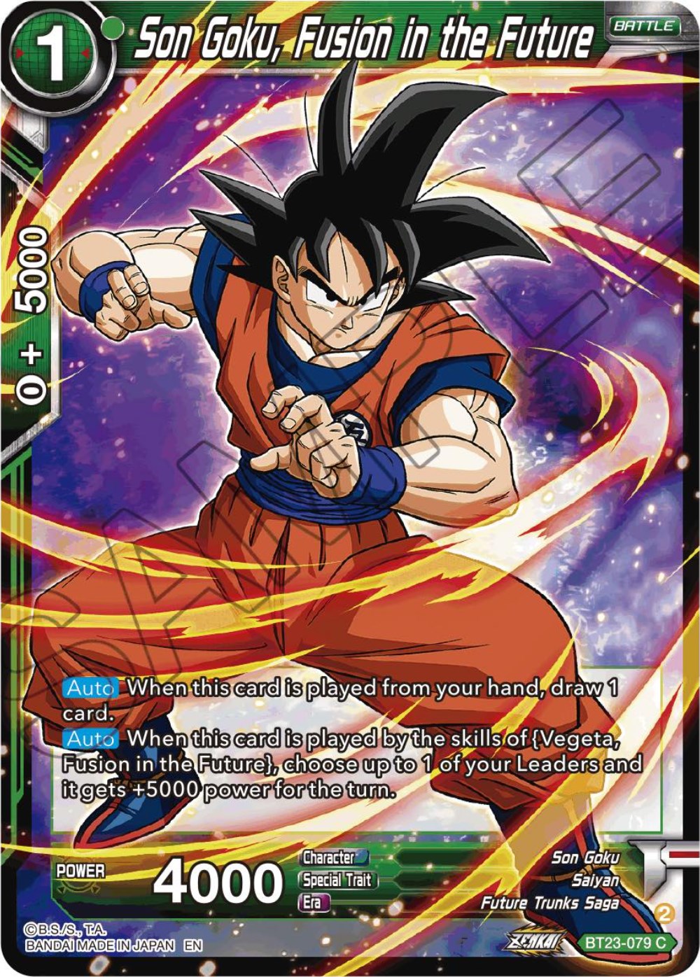 Son Goku, Fusion in the Future (BT23-079) [Perfect Combination] | Nerdhalla Games