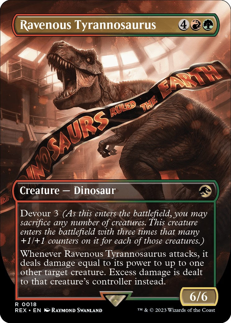 Ravenous Tyrannosaurus (Borderless) [Jurassic World Collection] | Nerdhalla Games