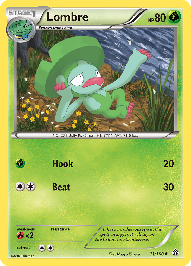 Lombre (11/160) [XY: Primal Clash] | Nerdhalla Games