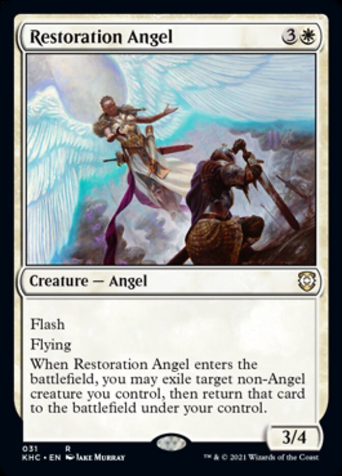 Restoration Angel [Kaldheim Commander] | Nerdhalla Games