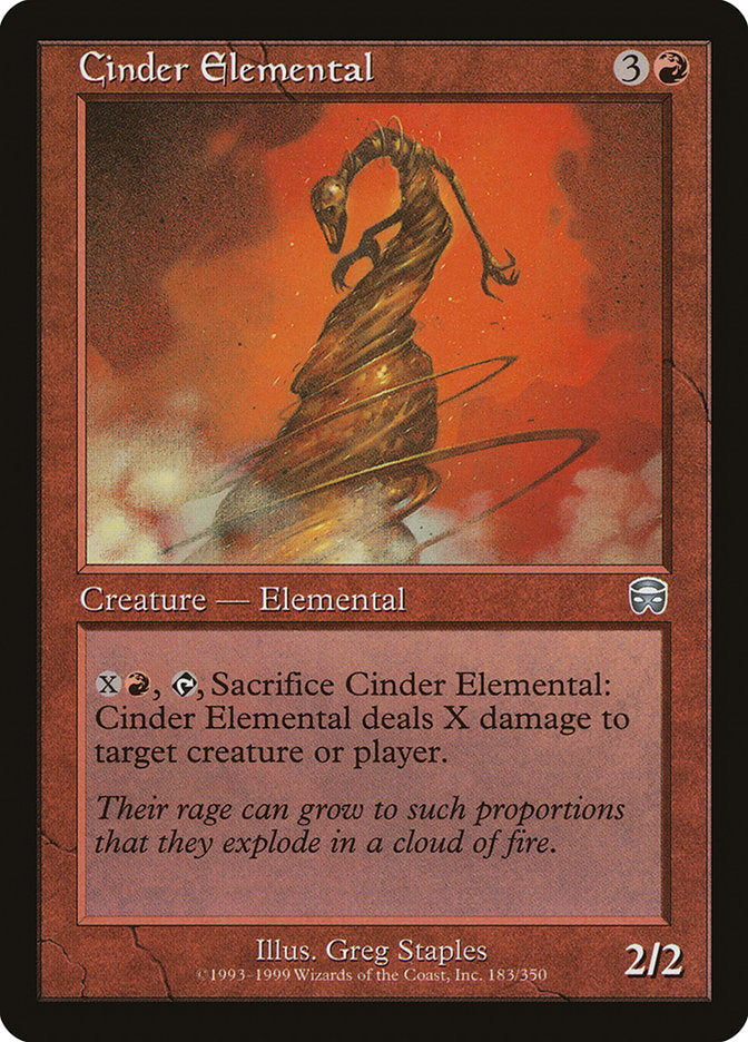 Cinder Elemental [Mercadian Masques] | Nerdhalla Games