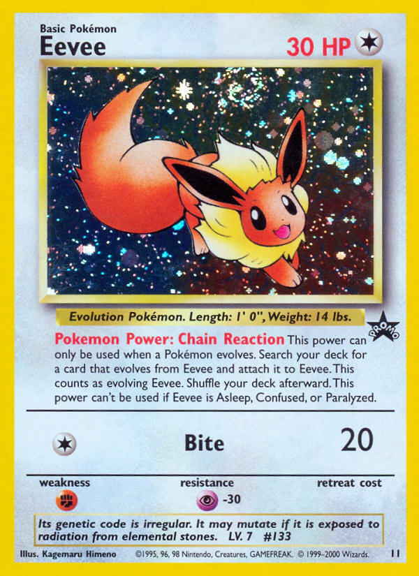 Eevee (11) [Wizards of the Coast: Black Star Promos] | Nerdhalla Games