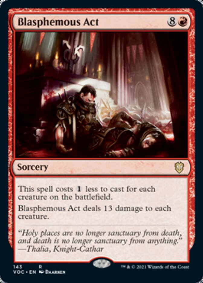 Blasphemous Act [Innistrad: Crimson Vow Commander] | Nerdhalla Games