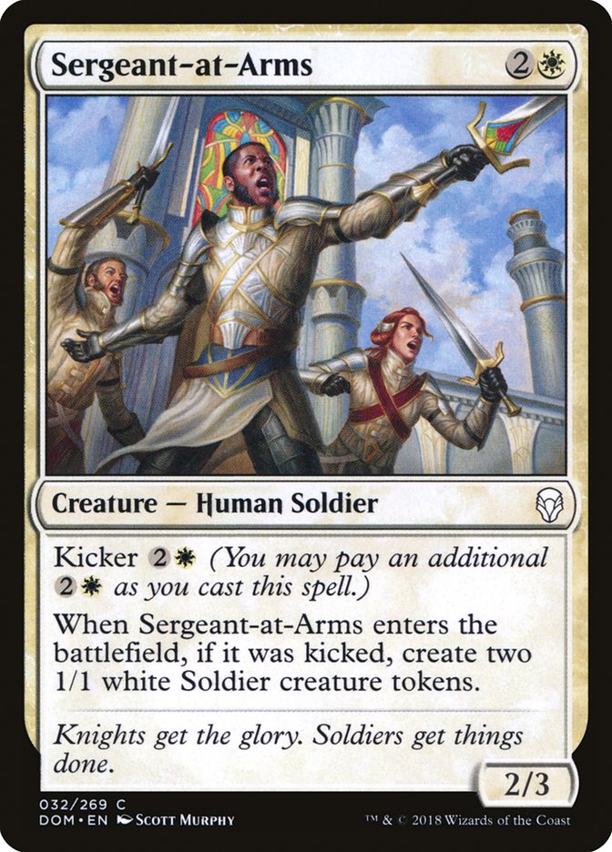 Sergeant-at-Arms [Dominaria] | Nerdhalla Games