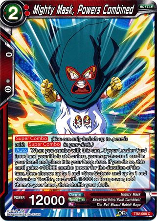 Mighty Mask, Powers Combined [TB2-008] | Nerdhalla Games