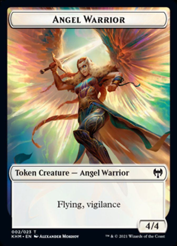 Angel Warrior Token [Kaldheim] | Nerdhalla Games